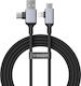Veger USB to Type-C / Lightning Cable V313