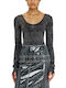 Diesel Ionna-utlt Longsleeve Bodysuit Women Diesel Ανθρακι Μαυρο A22839-0sibj-9xxa