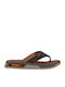 Men's Flip Flops Rider By Cartago Anatomic Brown-Beige