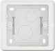 Surface Mount Box for 1 Position White