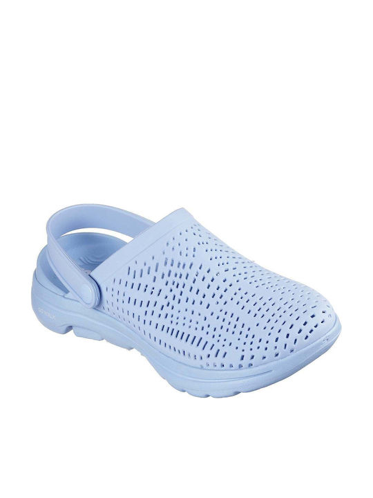 Skechers Go Walk 5 Saboti pentru femei Albastre