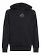 Fleece Kids Sweatshirt with Hood Black