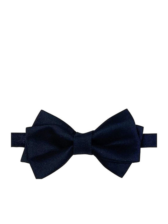 Kids' Bow Tie Victoria Monochrome Satin 40903-704 Blue