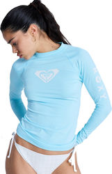 Roxy Whole Hearted UPF 50 Αντηλιακή Μπλούζα Τιρκουάζ Roxy Whole Hearted UPF 50 Αντηλιακή Μπλούζα Τιρκουάζ