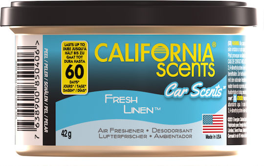 California Scents Car Air Freshener Fresh Linen Chewing Gum