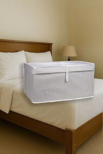 SteweHome Storage Box for Clothes / Blanket/Duvet in Grey Colour 60x40x30cm 3pcs