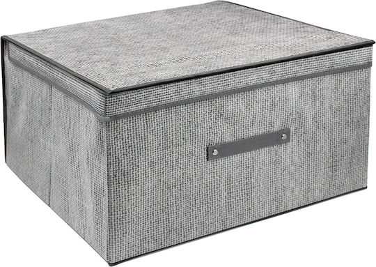 Keskor Clothes Storage Box in White Colour 50x40x30cm