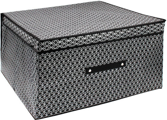 Keskor Clothes Storage Box in White Colour 50x40x30cm