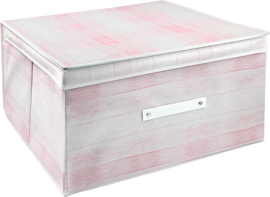 Keskor Clothes Storage Box in White Colour 50x40x30cm