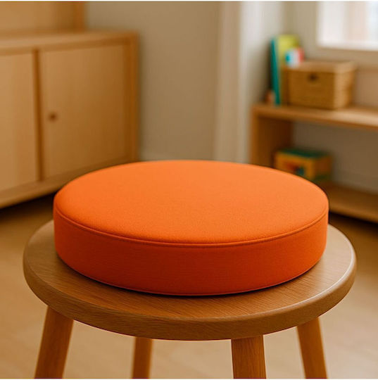 SteweHome Gartenstuhlkissen Rund Orange 40x40cm