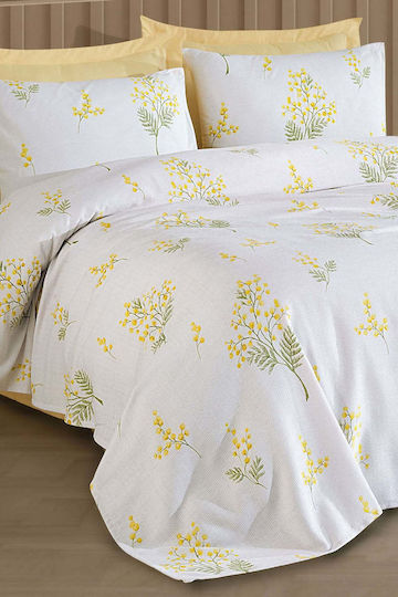 SteweHome Double 200x230cm Yellow Blanket SteweHome Double 200x230cm Yellow Blanket
