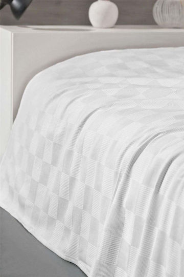SteweHome Σετ Διπλή 200x230εκ. Λευκή SteweHome Σετ Διπλή 200x230εκ. Λευκή