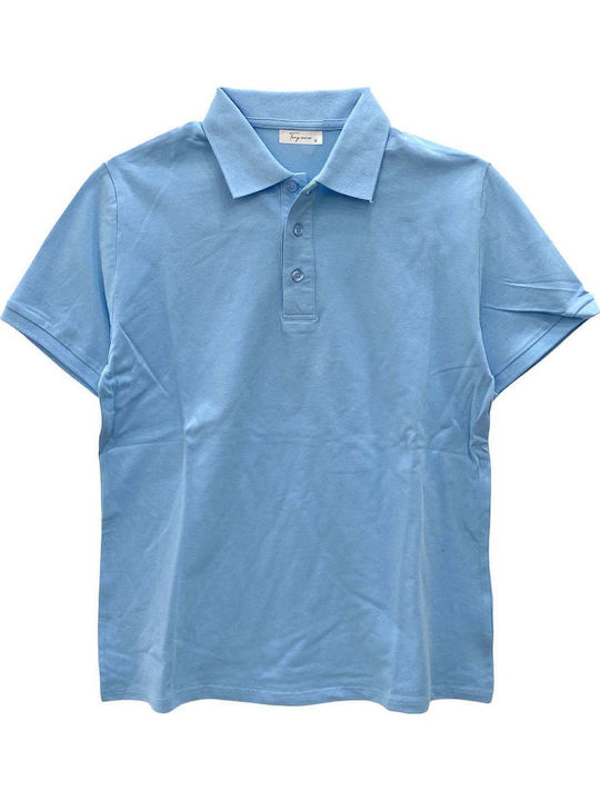 Ansin Polo Μπλούζα Γαλάζια