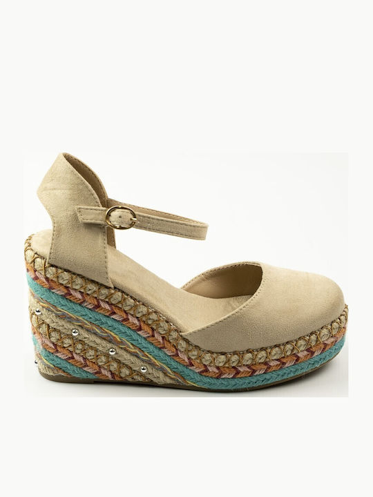 Fshoes Sommer Damenplattformen im Stil Espadril...