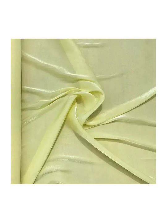 Decoration Fabric Satin by Meter Width 145cm Yellow
