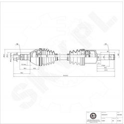 Ημιαξόνιο Opel Insignia A Zafira Tourer C Saab 9-5 Vauxhall Zafira Mk Iii Εμπρός Αριστερό Δεξιό 375057 Ημιαξόνιο Opel Insignia A Zafira Tourer C Saab 9-5 Vauxhall Zafira Mk Iii Εμπρός Αριστερό Δεξιό 375057