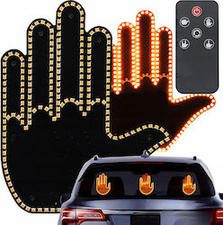 Verk Group Bright Led Car Hand Rear Window Remote Control 3 Gestures 5907451374573
