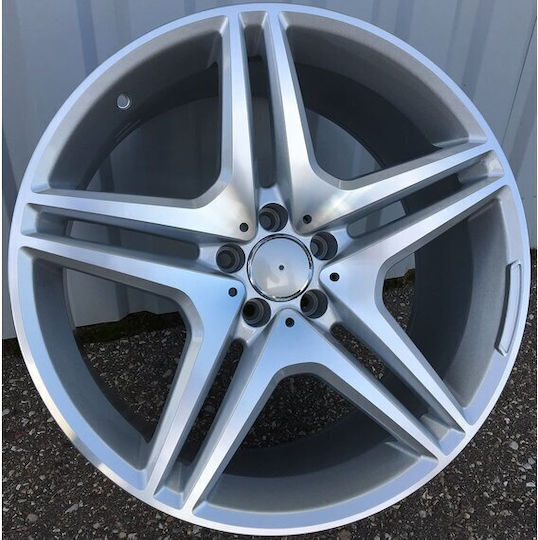 Mercedes-Benz Ζάντες Αλουμινίου Αυτοκινήτου ET44 Silver Machined Face
