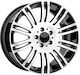 Mercedes-Benz Aluminum Car Wheels ET38 Black Face Machined