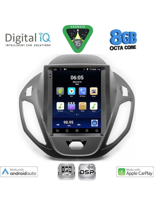 Digital IQ BXF 7880_CPAA Tesla Style Ford Tourneo Courier Mod 2014-2024