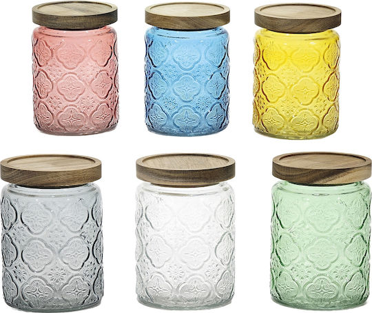 ArteLibre General Use Glass Jar with Lid Transparent 700ml