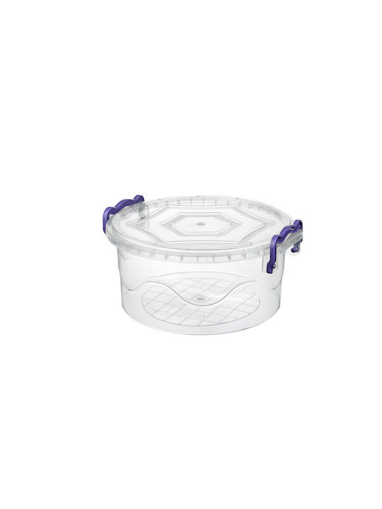 Viosarp General Use Jar with Airtight Lid Purple 2200ml