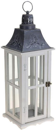 Zaros Wooden Floor Lamp White 20x60cm