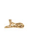 Polyester Golden Leopard 24.5x9x10.5cm