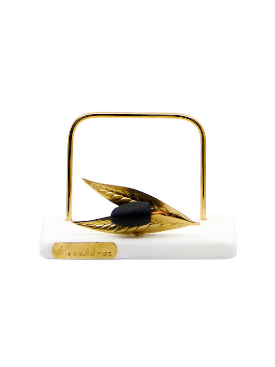 Alexandros Handmade Tabletop Decor A010 Card Holder Olive 9x5