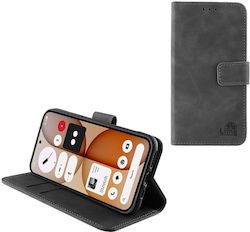 Lime Essential Handyhülle Nothing Phone 4a 6.78 Zoll Magnet Buch Stand Clip Grau Lime Essential Handyhülle Nothing Phone 4a 6.78 Zoll Magnet Buch Stand Clip Grau