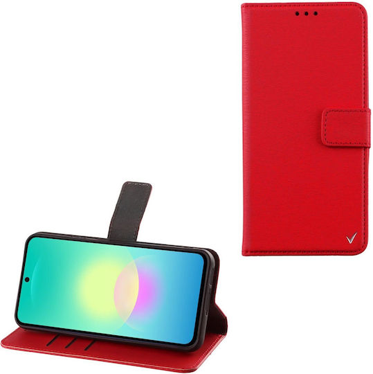 Volte-tel Allure Samsung A27 5g A276 6.7in Magnet Book Stand Clip Red