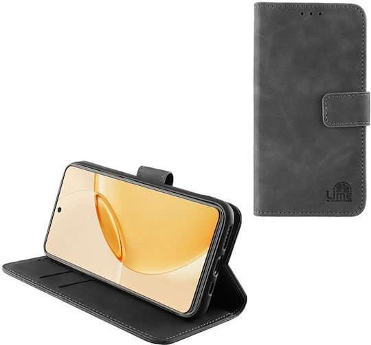 Lime Essential Θηκη Realme 16 Pro Plus 5g 6.8in Magnet Book Stand Clip Grey