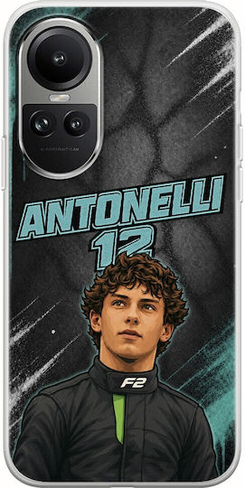 Θήκη Pole Position Collection Kimi Antonelli Oppo Reno 10 Pro 5g Flexible Tpu Διάφανη Σιλικόνη