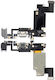 Apple Iphone 6s Plus Charging Flex Cable Connector + Audio Jack Dark Grey