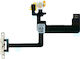 Apple Iphone 6 Plus Power Button Flex Cable + Metal Bracket Original