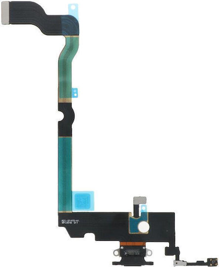 Apple iPhone XS Max cablu flex de încărcare conector negru OEM