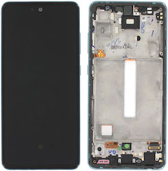Samsung A525/a526 Galaxy A52 4g/5g LCD Touch Albastru Cu Ramă Gh82-25524b 25526b 25654b 25602b Service Pack Samsung A525/a526 Galaxy A52 4g/5g LCD Touch Albastru Cu Ramă Gh82-25524b 25526b 25654b 25602b Service Pack
