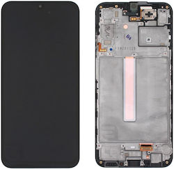 Samsung A256b Galaxy A25 5G LCD mit Touch-Mechanismus Schwarzes Rahmen Original Gh82-33214a/33215a Service Pack