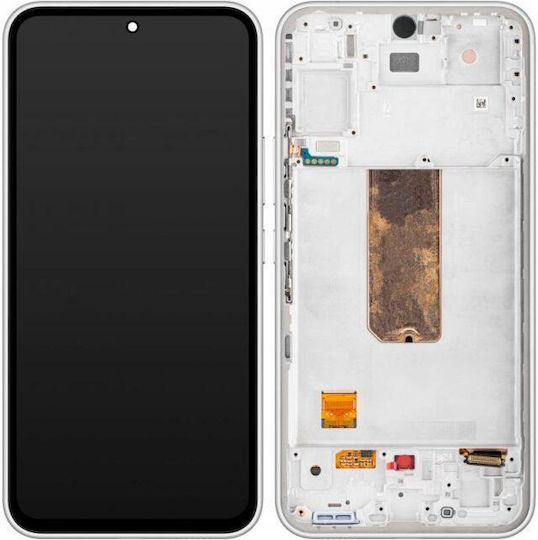 Samsung A546b Galaxy A54 5g Lcd Touch White Frame Original Gh82-31231b/31232b Service Pack