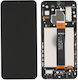 Samsung A326b Galaxy A32 5g Lcd Touch Negru Cu Ramă Original Gh82-25121a/25122a Service Pack