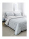 Vesta Home Ariadni 1 Κουβερλί Μονό Βαμβακερό Καφέ 160x270cm