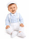 TakTakBaby Baptism Suit For Boy Light Blue 5 Pieces