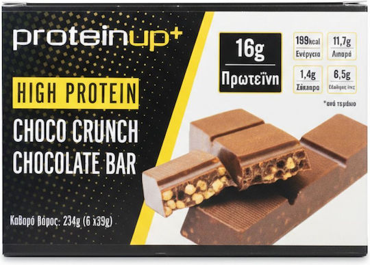 High Protein Bars with 20% Protein & Choco Crunch Flavour 6x16gr