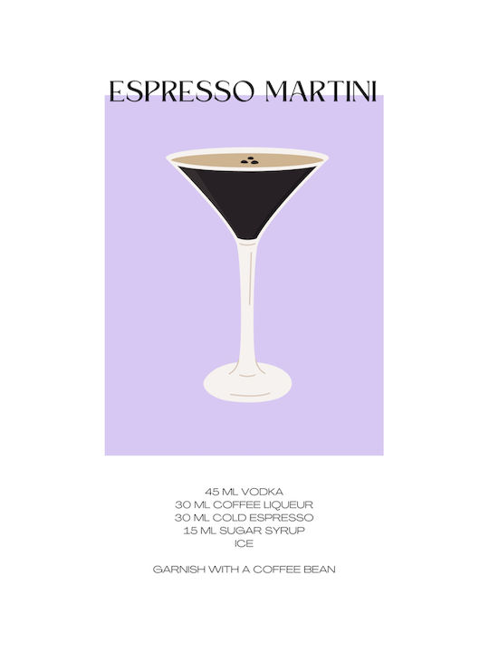 Poster Espresso Martini Cocktail Pst25483 30cm X 40cm-71125pd155117