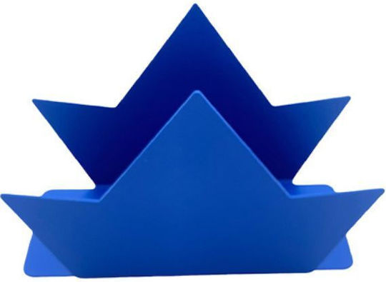 Hoopladoo Metallic Blue Napkin Holder 0002051-2052bl