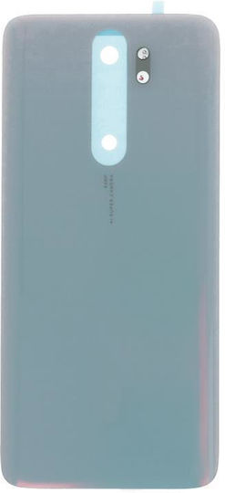 Xiaomi Redmi Note 8 Pro Batteriefach + Selbstklebend Weiß Original