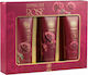 Aurora Natural Midnight Rose Hautpflege-Set 3 Stück