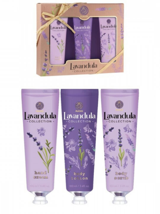 Aurora Natural Lavandula Set Îngrijire 3 Bucăți