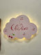 Cloud Name Wall Light