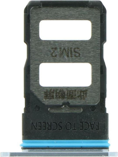 Xiaomi Mi 10t 5g Sim Card Tray Dual Card Silver Original